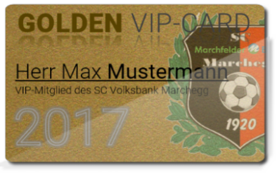 GOLDEN VIP-Card